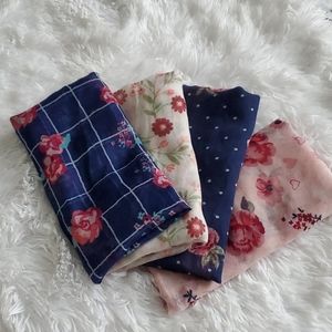 4pc neck scarfs